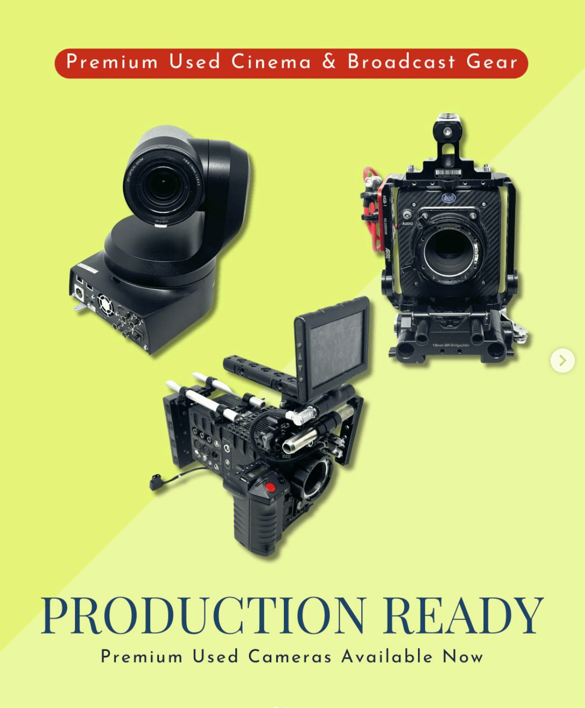 Digibroadcast premium used cinema and broadcast gear
