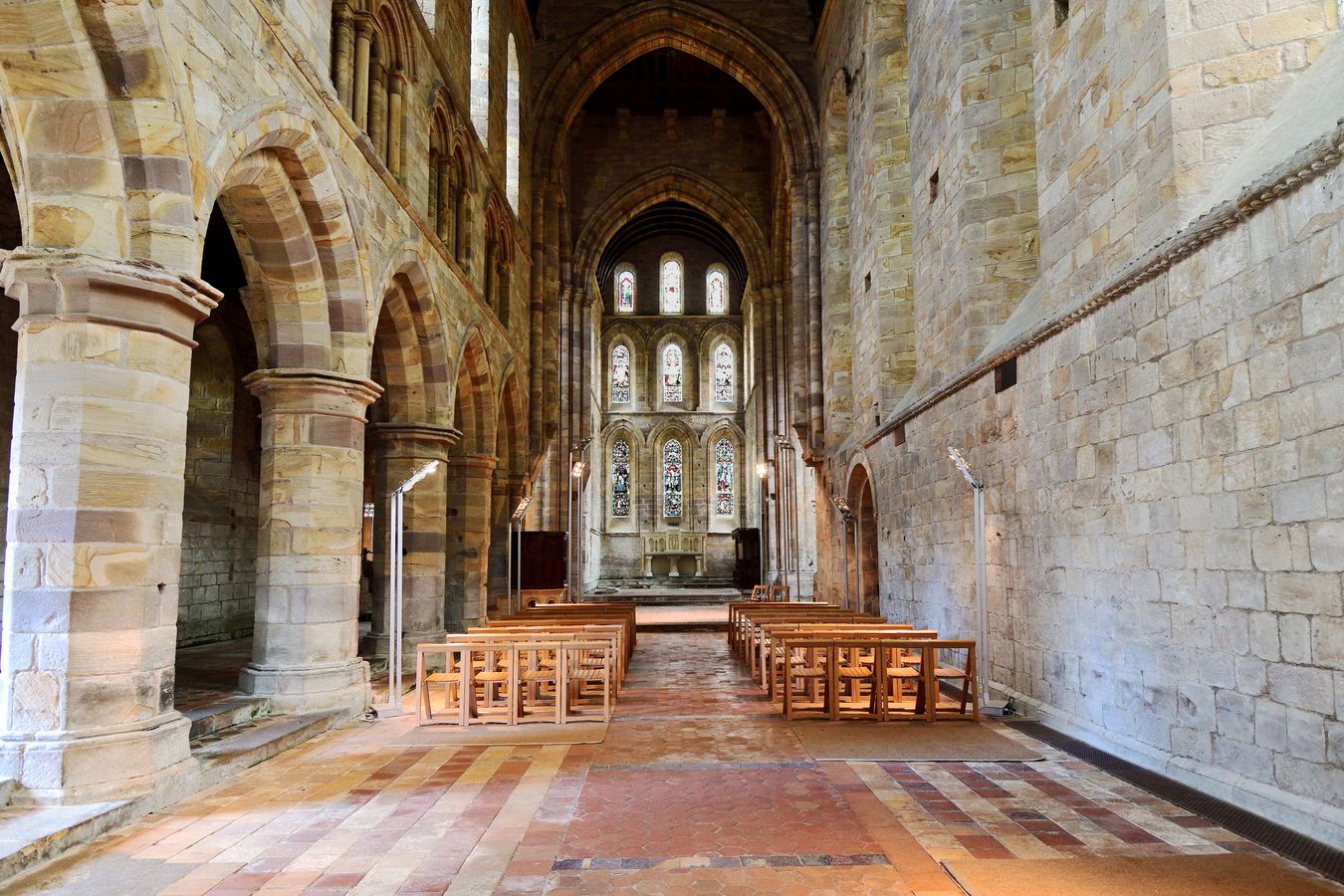 Brinkburn Priory — a remarkably complete 12th-century Augustinian priory set in a wooded gorge in Northumberland