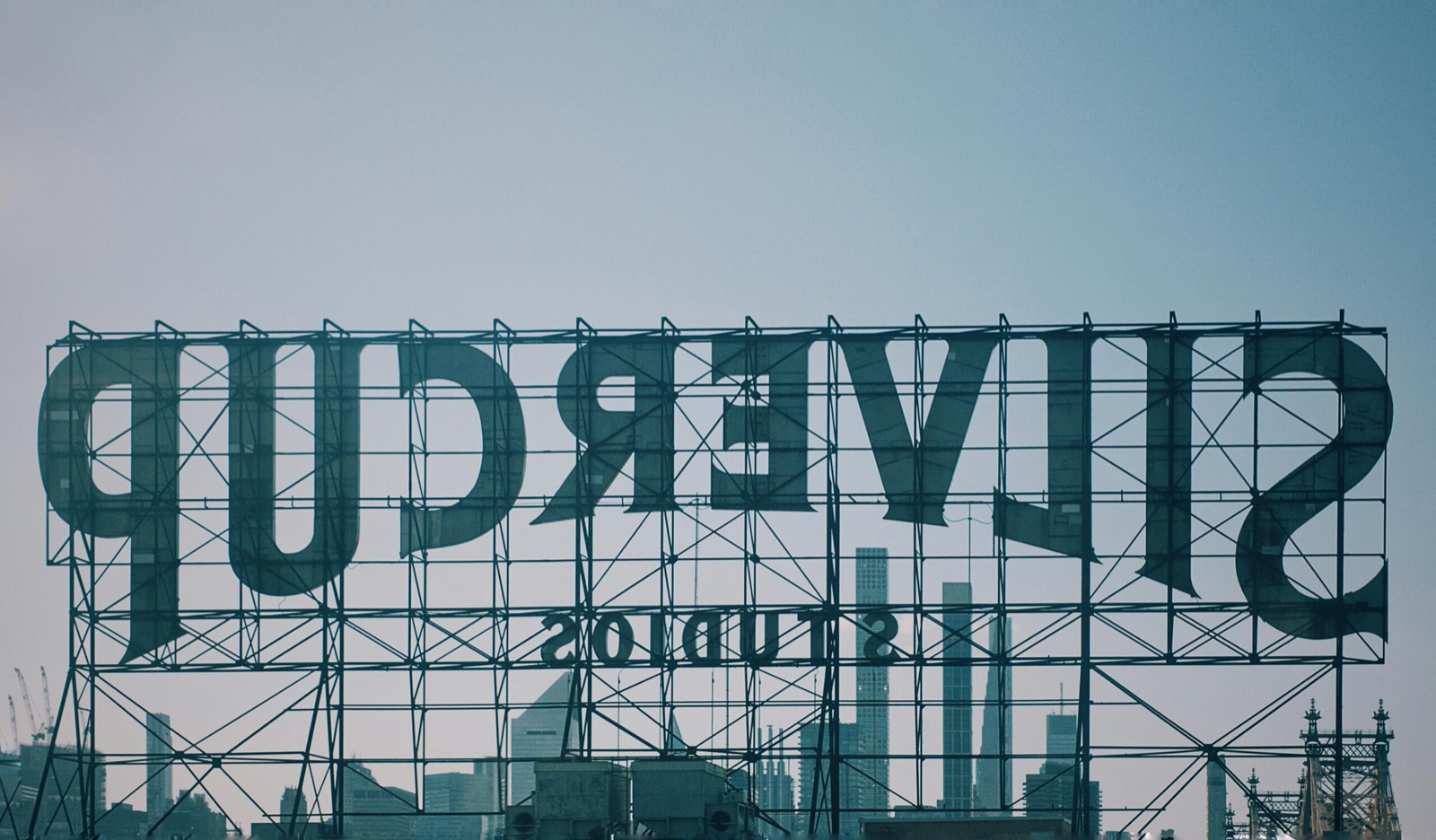 Image of Silvercup Studios sign in New York City